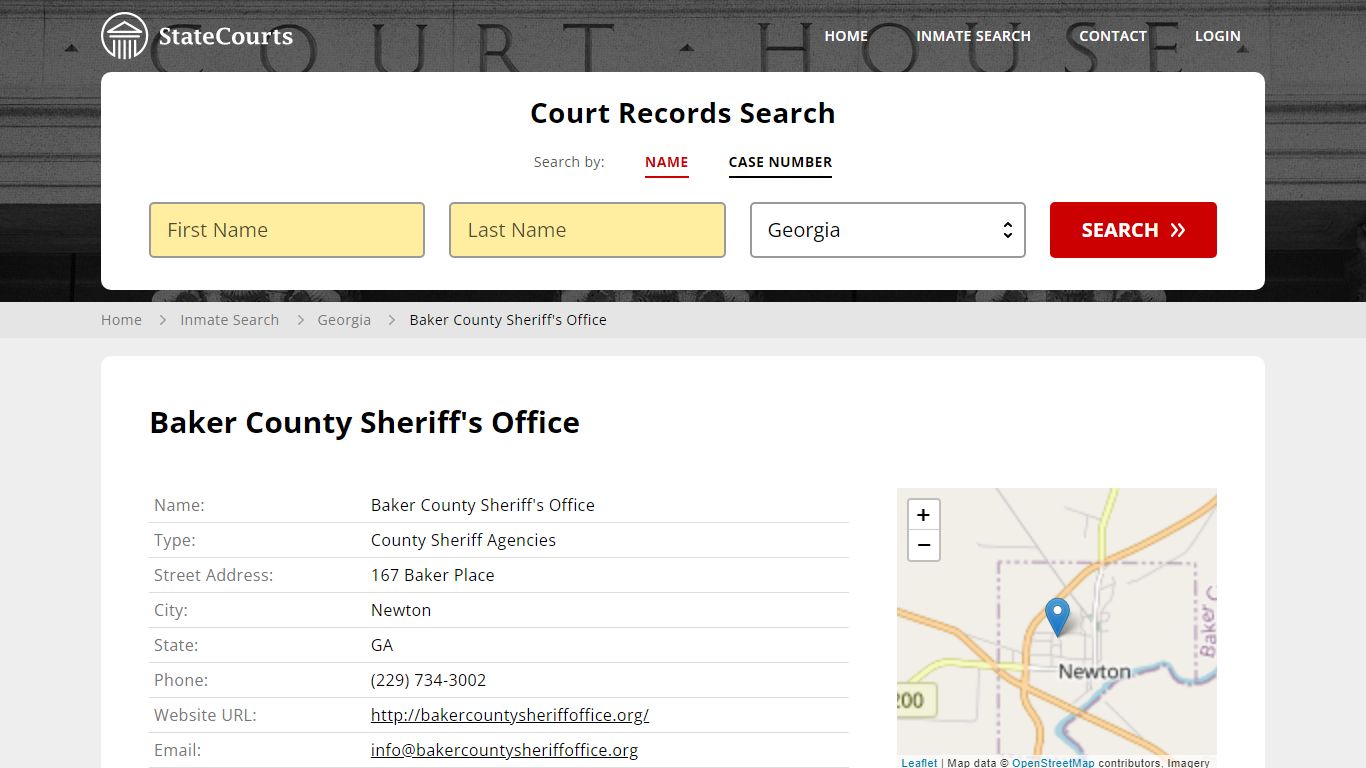 Baker County Sheriff's Office - State Courts